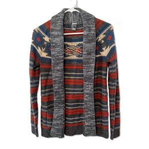 Roxy Fall Sweater with Belt | Sweater with Pockets | Aztec Sweater